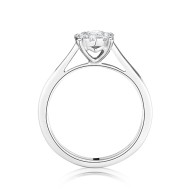 Cluster engagement ring